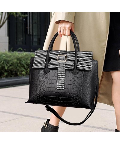 Women's Bag Simple Elegant Crossbody Bag Shoulder Bag Handbag Black Heise Daban $58.69 Shoulder Bags