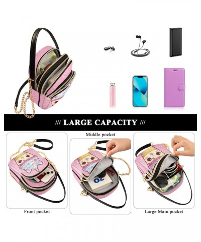 Kawaii Unicorn Ice Cream Small Crossbody Bags for Women Cell Phone Shoulder Purse Handbags Wallet 21216890 $13.72 Crossbody Bags