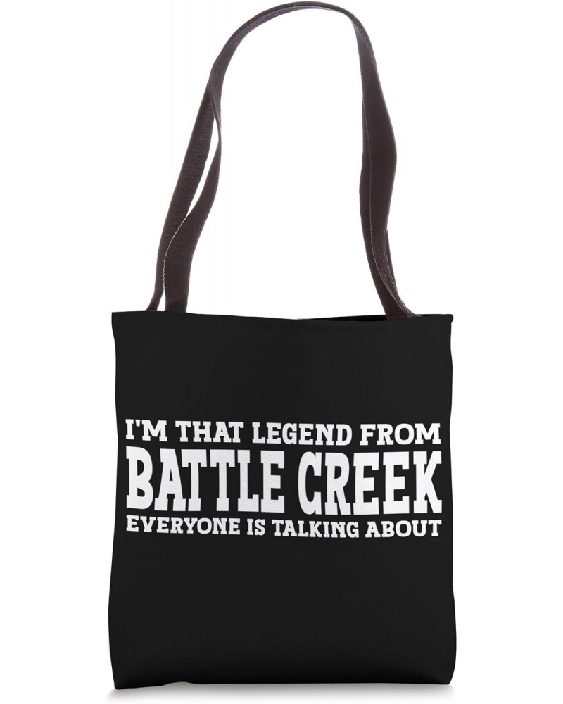 Battle Creek Hometown Funny City Battle Creek Tote Bag $12.60 Totes