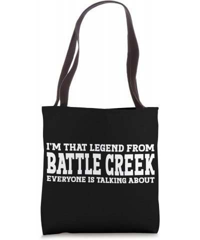 Battle Creek Hometown Funny City Battle Creek Tote Bag $12.60 Totes