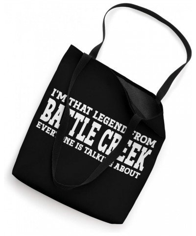 Battle Creek Hometown Funny City Battle Creek Tote Bag $12.60 Totes