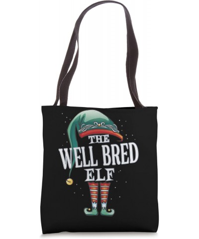 Well Bred Elf Christmas Group Xmas Pajama Party Tote Bag $14.15 Totes