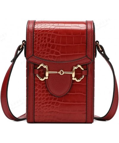 Cell Phone Bag Wallet for Women Small Crossbody Bag Fashion Handbag Purse Red $17.84 Crossbody Bags