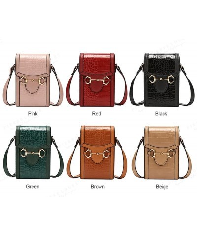 Cell Phone Bag Wallet for Women Small Crossbody Bag Fashion Handbag Purse Red $17.84 Crossbody Bags