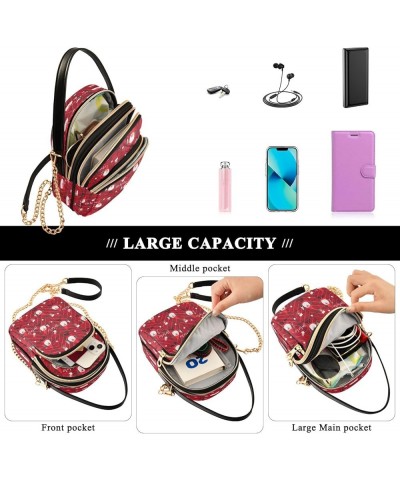 Small Crossbody Bag for Women with Compartments,Long Strap Crossbody Purse Polyester Phone Purse Wallet 3 $14.15 Crossbody Bags