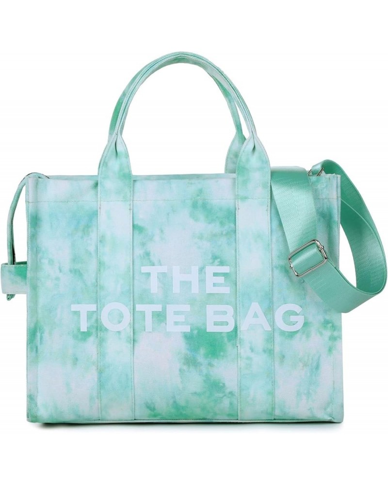 Womens The Tote Bag Canvas Tote Bags Women Shoulder Tote Bags Crossbody Tote Handbag Purse for Work Travel Green $42.10 Totes