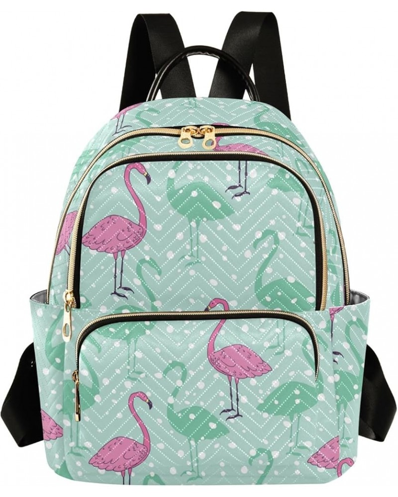 Travel Backpack Purse for Women Fashion Anti-theft Work Casual Flamingo Cute Animal Daypack Shoulder Bag Medium Size Medium $...