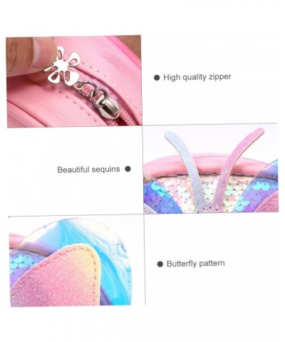 Cross Body Tote 2 Pcs Children's Butterfly Messenger Bag Holographic Purses and Handbags Elegant Crossbody Bag Princess Pink ...