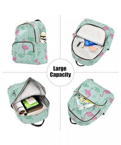 Travel Backpack Purse for Women Fashion Anti-theft Work Casual Flamingo Cute Animal Daypack Shoulder Bag Medium Size Medium $...