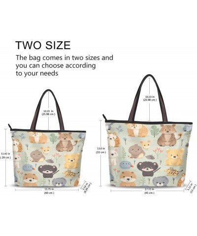 Tote Bag for Women with Zipper,Polyester Tote Purse Holiday Tote Bag Work Handbag Women Gift 9 $9.80 Totes