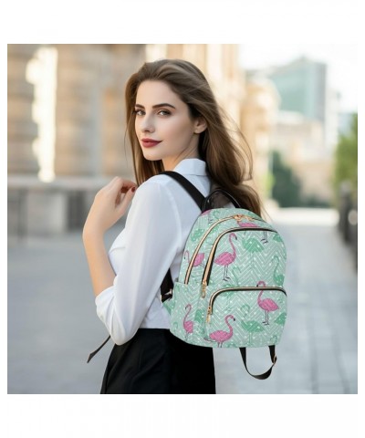 Travel Backpack Purse for Women Fashion Anti-theft Work Casual Flamingo Cute Animal Daypack Shoulder Bag Medium Size Medium $...