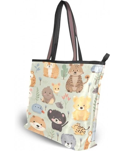 Tote Bag for Women with Zipper,Polyester Tote Purse Holiday Tote Bag Work Handbag Women Gift 9 $9.80 Totes