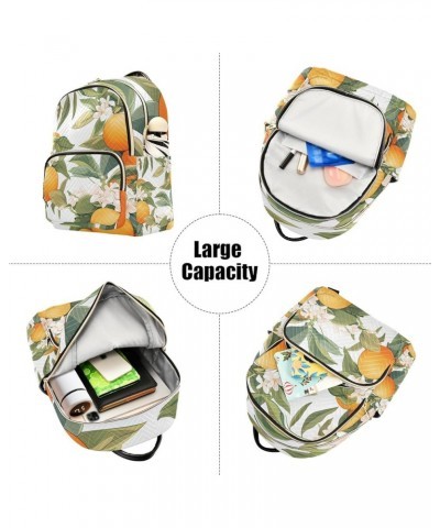 Fresh Orange Fashion Backpack Purse for Women, Casual Daypacks, Ladies Gift for Traveling Hiking Multicolor Medium $16.80 Bac...