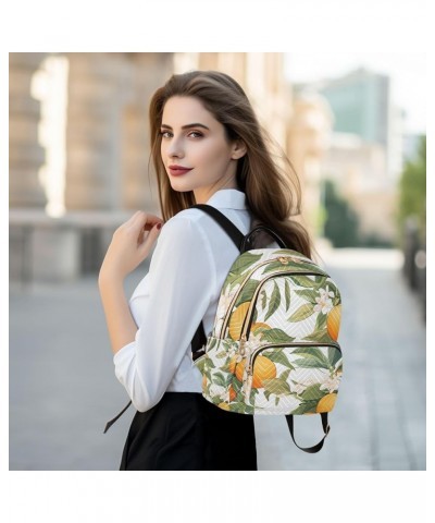 Fresh Orange Fashion Backpack Purse for Women, Casual Daypacks, Ladies Gift for Traveling Hiking Multicolor Medium $16.80 Bac...