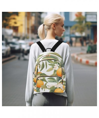 Fresh Orange Fashion Backpack Purse for Women, Casual Daypacks, Ladies Gift for Traveling Hiking Multicolor Medium $16.80 Bac...