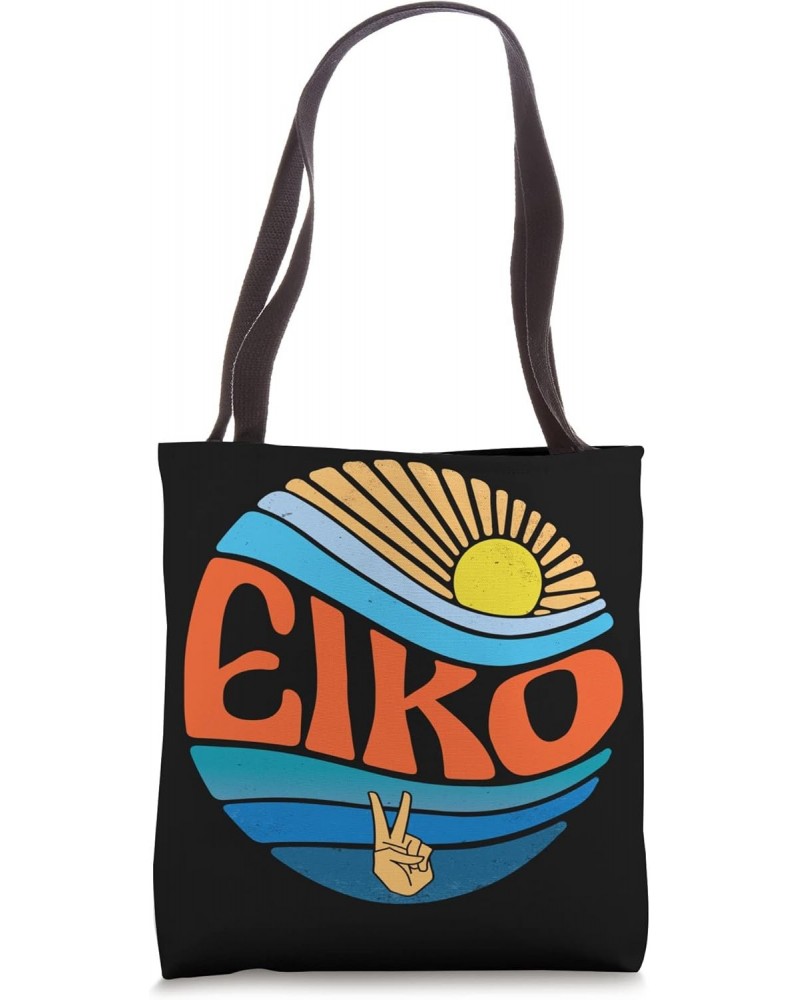 Eiko Shirt Vintage Sunset Eiko Groovy Tie Dye Tote Bag $13.36 Totes