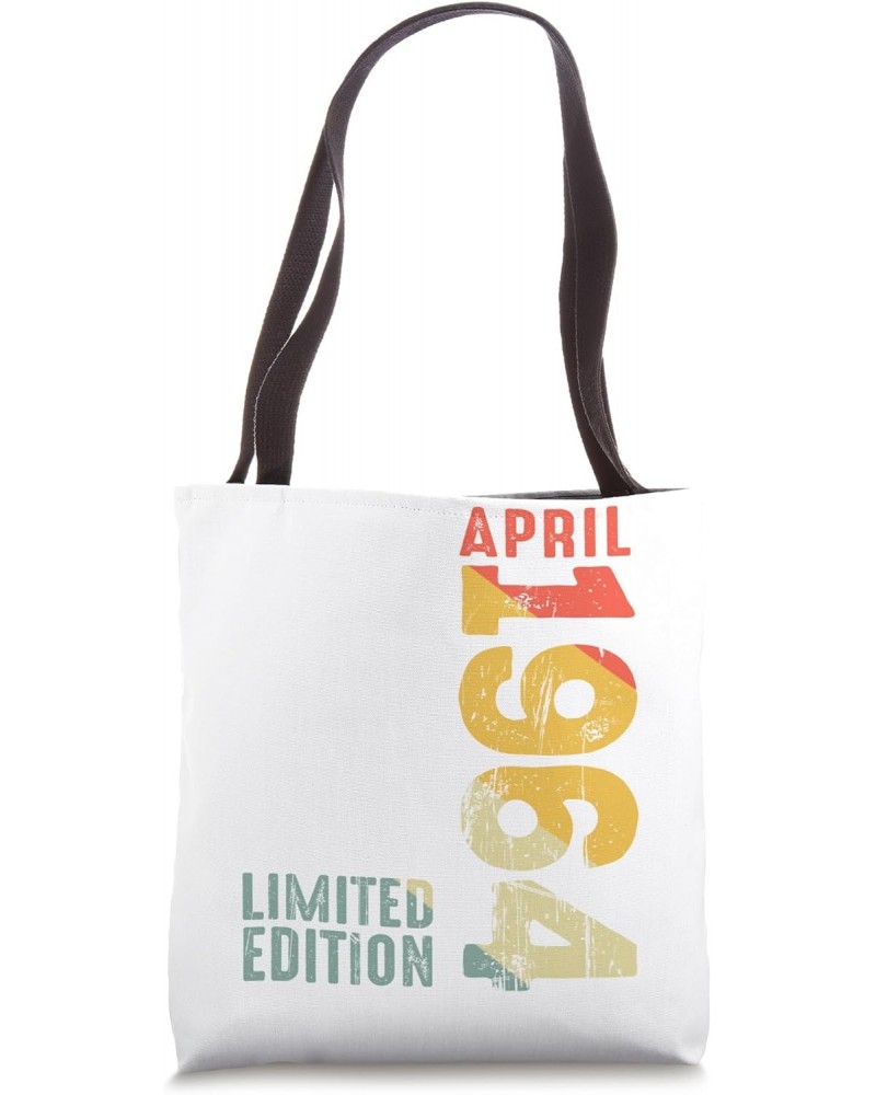 Year 1964 April 1964 Retro 1964 Vintage 1964 Since 1964 Tote Bag $11.75 Totes