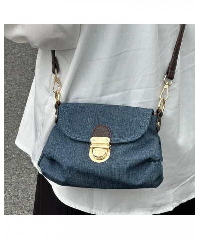 Women Small Shoulder Bags Quilted Crossbody Distressed Jean Denim Purse Clutch Handbag Denim Shoulder Bag $20.16 Shoulder Bags