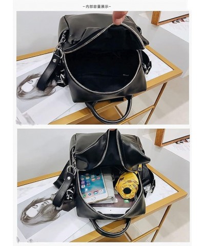 Crossbody Bag Hobo Sling Bag Hipster Messenger Bag Leather Backpack Rucksack for Women Fashion Backpack Multipurpose Design (...