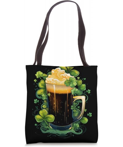 St Patricks Day Frothy Beer Shamrock Irish Drinking Party Tote Bag $14.03 Totes