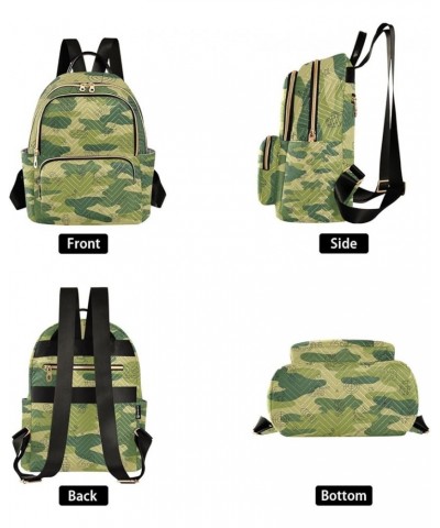 Women Backpack Camoflauge Tank Anti-Theft Travel Backpack with Luggage Belt Lightweight Handbag Lady Purse Roomy Double Zippe...