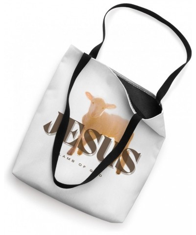 Behold the Lamb of God who takes away the sin of the world Tote Bag $14.25 Totes