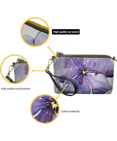 Print Purses for Women Crossbody Bag Belt Bag Leather Zip Clutch Travel Purse with Removable Wrist Strap Winter Reindeer $20....