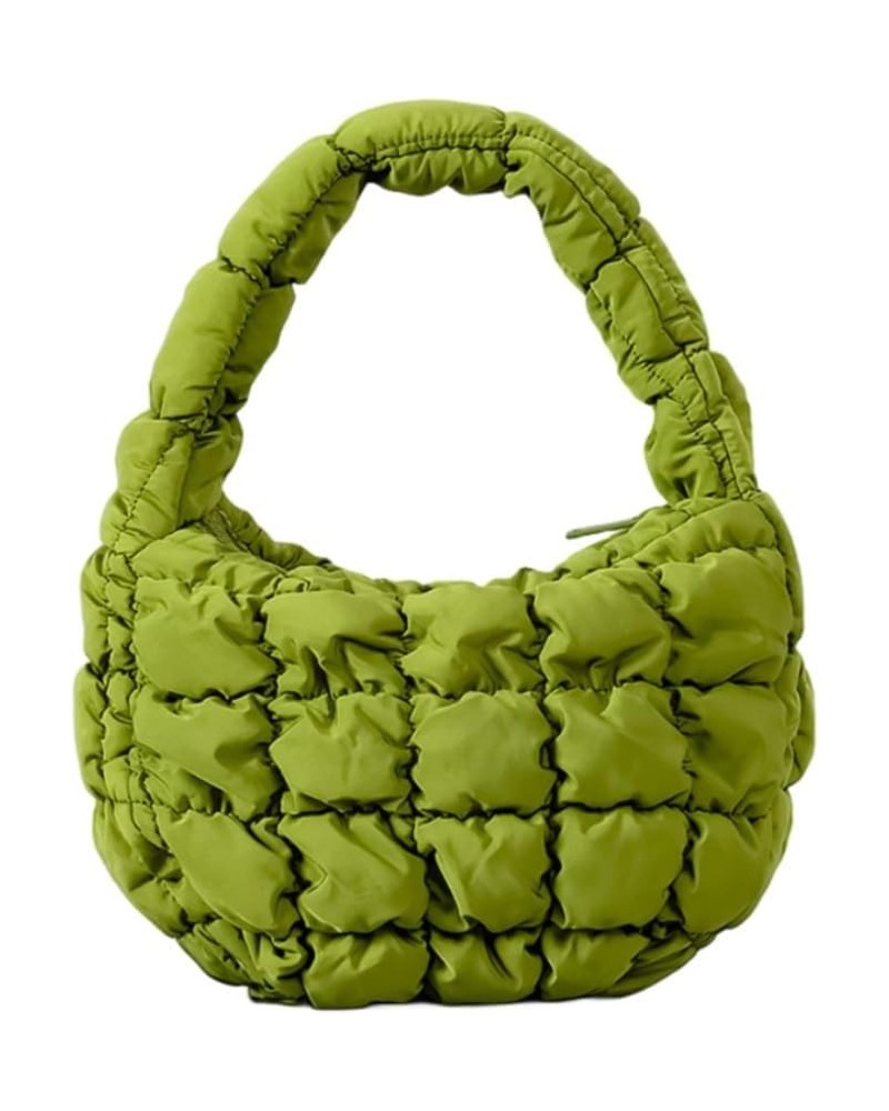 Mini Purses for Women Trendy, Cute Handbags Lightweight Puffer Tote Bag for Women Chic Puffy Quilted Handbag Olive Green $12....