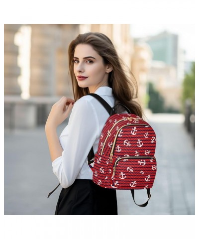 Anchors Backpack Purse for Women Ladies Fashion Travel MiniShoulder Bags HandBag Back Pack Lady Gifts,S Medium $17.35 Backpacks