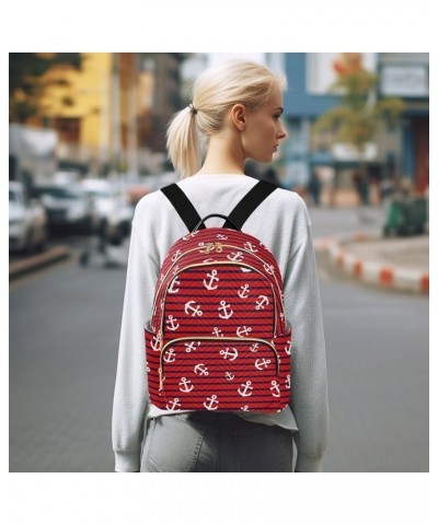 Anchors Backpack Purse for Women Ladies Fashion Travel MiniShoulder Bags HandBag Back Pack Lady Gifts,S Medium $17.35 Backpacks