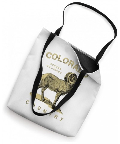 Aurora Colorado and a Bighorn Sheep Tote Bag $14.77 Totes