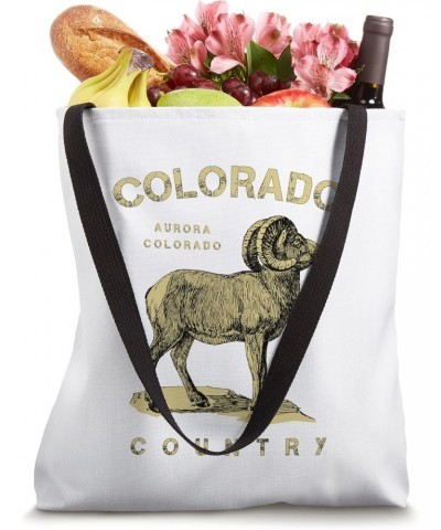 Aurora Colorado and a Bighorn Sheep Tote Bag $14.77 Totes