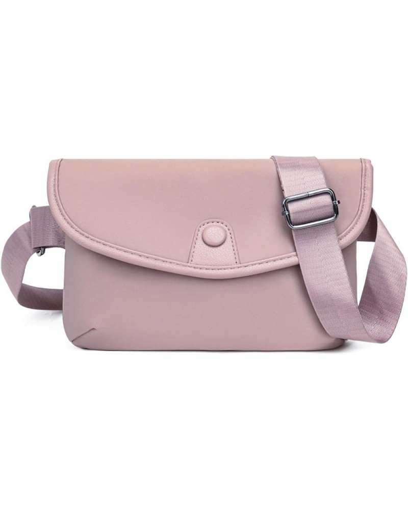 Women's bag, nylon cloth small bag, shoulder bag, women's casual cross-body envelope bag Pink $16.41 Shoulder Bags