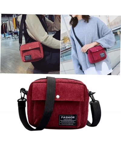 Crossbody Bags for Women Trendy Crossbody Purses for Women Messenger Bag for Women Stripe Crossbody Bag Red $8.46 Crossbody Bags