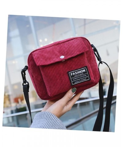 Crossbody Bags for Women Trendy Crossbody Purses for Women Messenger Bag for Women Stripe Crossbody Bag Red $8.46 Crossbody Bags