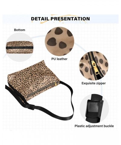 Leopard Print Shoulder Bag Purse for Women,Large Leather Handbag Crossbody Bags Adjustable Straps Tote Bag Hobo Bags139 $16.1...