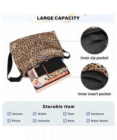 Leopard Print Shoulder Bag Purse for Women,Large Leather Handbag Crossbody Bags Adjustable Straps Tote Bag Hobo Bags139 $16.1...