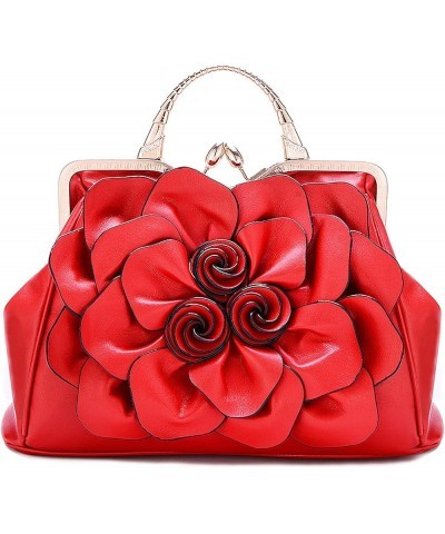 Women's Evening Clutches Handbags Formal Party Wallets Wedding Purses Wristlets Ethnic Totes Satchel Red $23.56 Satchels