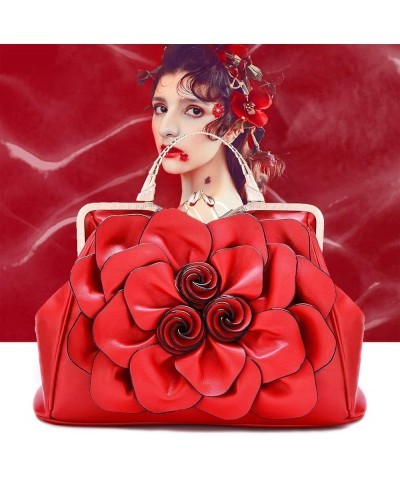 Women's Evening Clutches Handbags Formal Party Wallets Wedding Purses Wristlets Ethnic Totes Satchel Red $23.56 Satchels