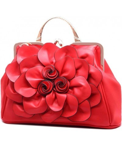 Women's Evening Clutches Handbags Formal Party Wallets Wedding Purses Wristlets Ethnic Totes Satchel Red $23.56 Satchels