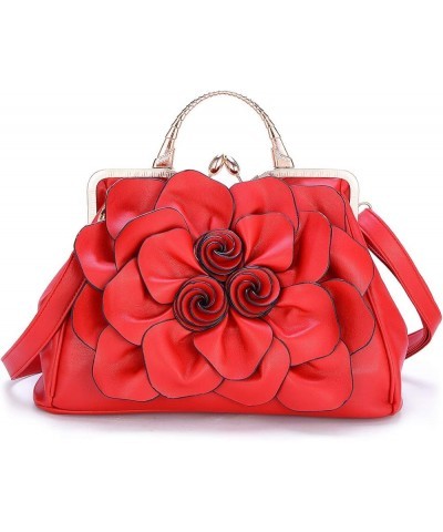 Women's Evening Clutches Handbags Formal Party Wallets Wedding Purses Wristlets Ethnic Totes Satchel Red $23.56 Satchels