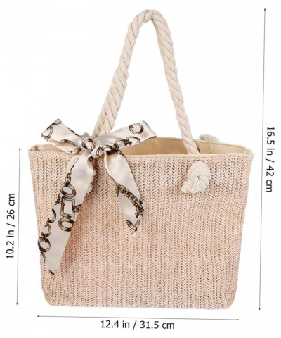 6pcs Straw Tote Bag Woven Storage Bag Sling Bag for Women Handbag Woman Bag Fashion Simple Shoulder Bag Retro Summer Beach Ba...