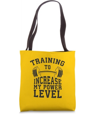 Training To Increase Power Level, Anime Gym Workout Fitness Tote Bag $17.99 Totes