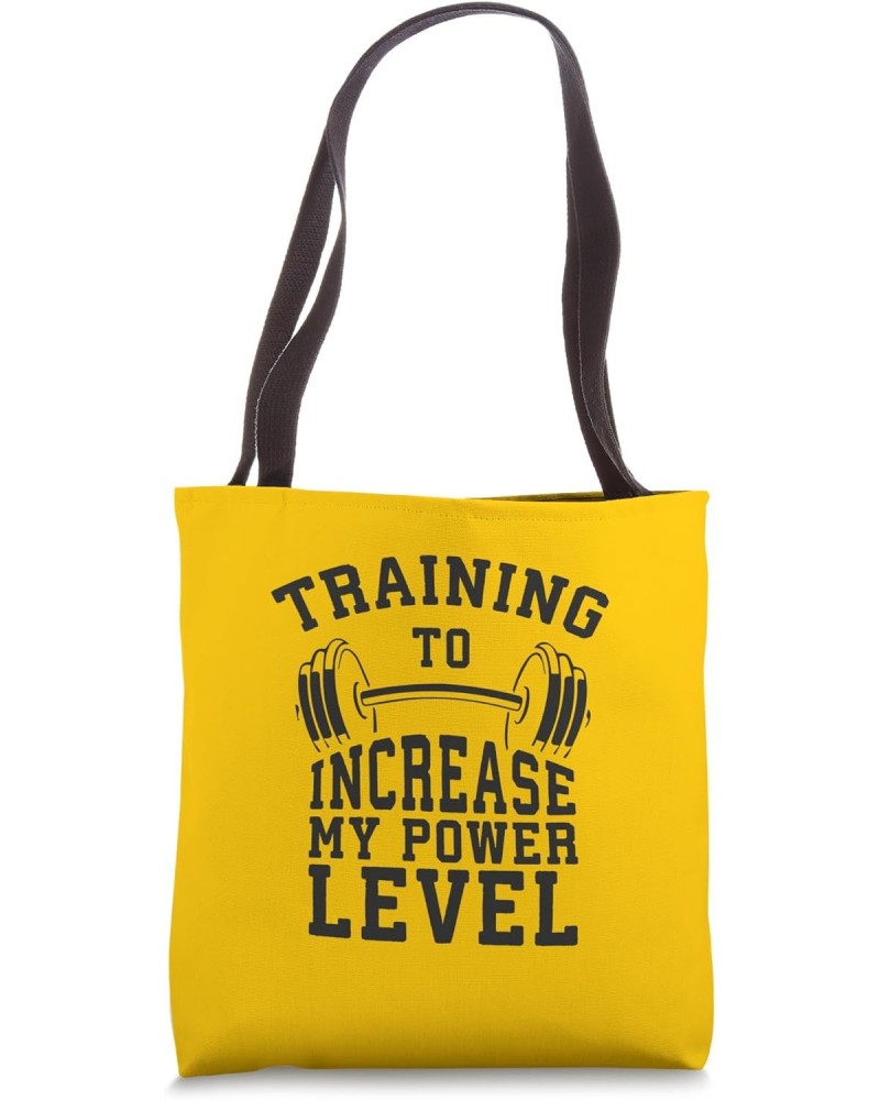 Training To Increase Power Level, Anime Gym Workout Fitness Tote Bag $17.99 Totes