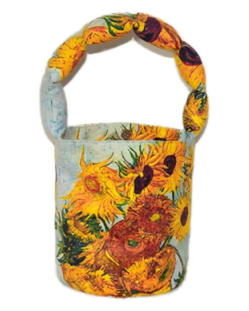 Sunflower Bag Bucket Canvas Bag Sunflower Tote Bag Sunflower Purse Sunflower Gifts Daisy Handbag for Women Sunflower $10.90 T...