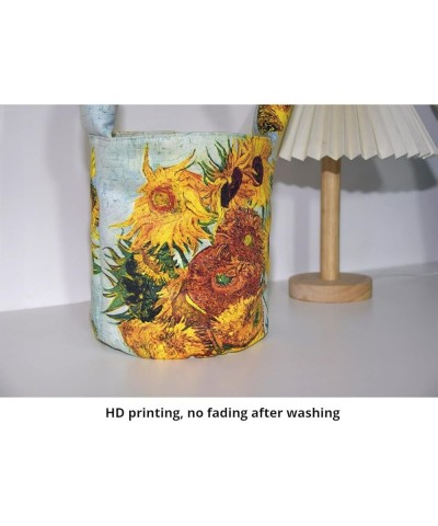 Sunflower Bag Bucket Canvas Bag Sunflower Tote Bag Sunflower Purse Sunflower Gifts Daisy Handbag for Women Sunflower $10.90 T...