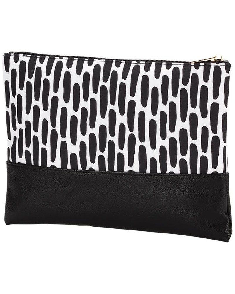 VIV & LOU High Fashion Zippered Pouch - Can be PERSONALIZED (Personalized Carolina Night) $10.06 Clutches