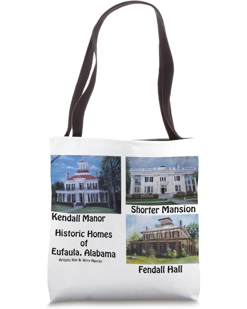 Historic Homes of Eufaula, Alabama Tote Bag $11.52 Totes