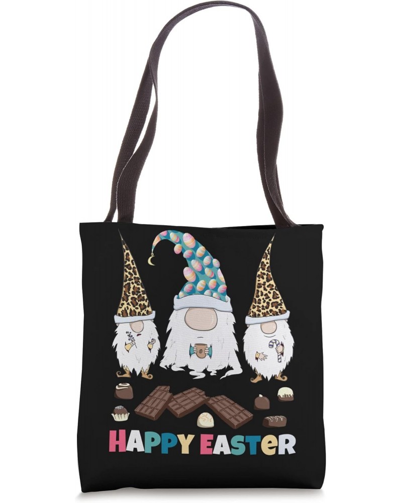 Happy Easter Funny Gnomes Coffee Chocolate Lover Easter Eggs Tote Bag $11.15 Totes