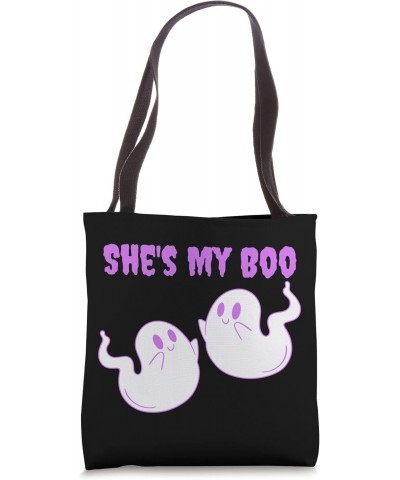 She's My Boo Halloween Ghosts Tote Bag $12.90 Totes